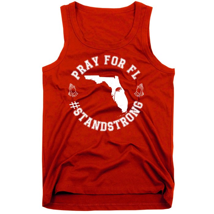 Pray For Florida Stand Strong Hurricane Tank Top