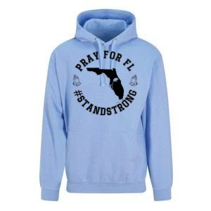 Pray For Florida Stand Strong Hurricane Unisex Surf Hoodie