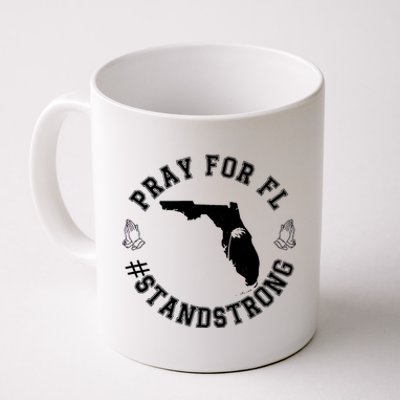 Pray For Florida Stand Strong Hurricane Coffee Mug