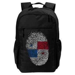 Panamanian Flag Fingerprint Panama Daily Commute Backpack