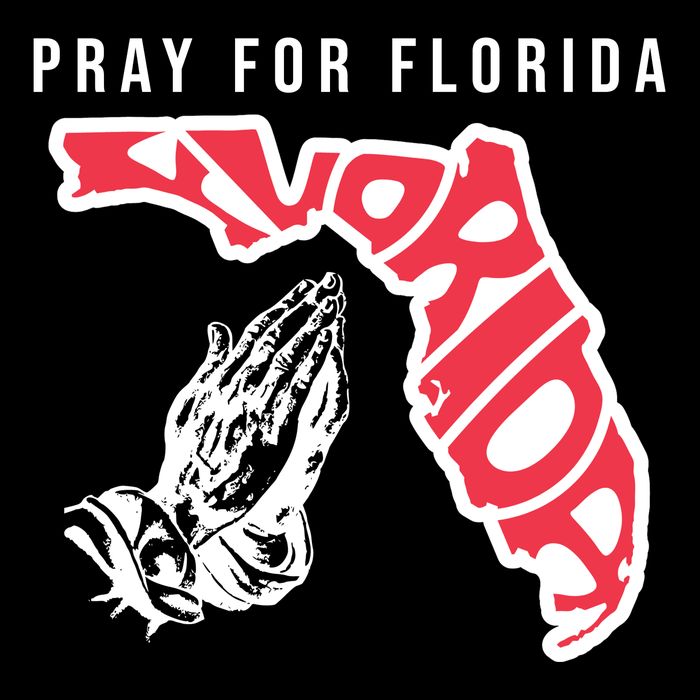 Pray For Florida Hurricane Milton Awareness 16 in Basic Backpack
