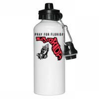 Pray For Florida Hurricane Milton Awareness Aluminum Water Bottle