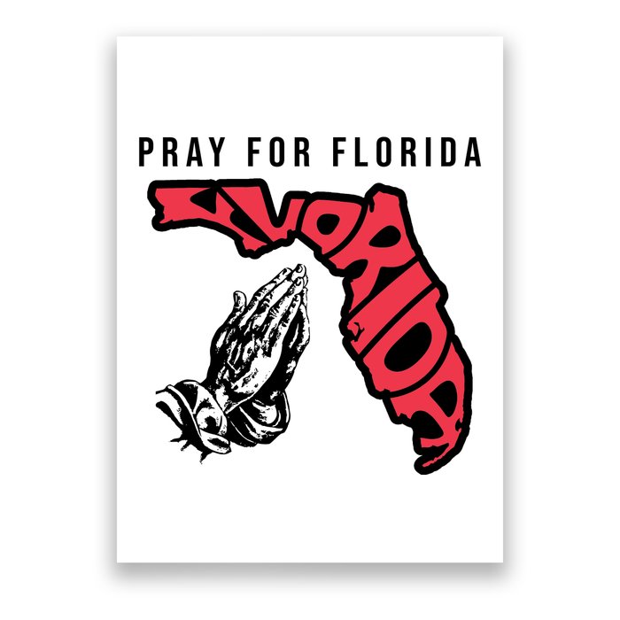 Pray For Florida Hurricane Milton Awareness Poster
