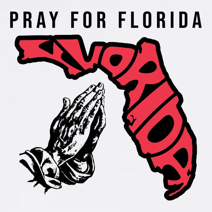 Pray For Florida Hurricane Milton Awareness Poster