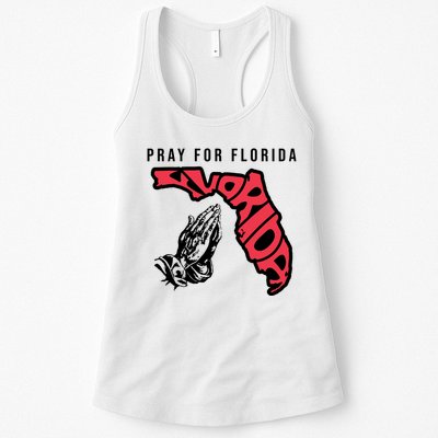 Pray For Florida Hurricane Milton Awareness Womens Tank Top