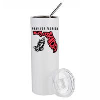 Pray For Florida Hurricane Milton Awareness Stainless Steel Tumbler