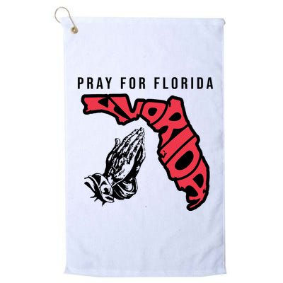 Pray For Florida Hurricane Milton Awareness Golf Towel