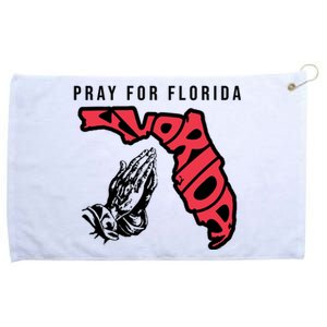 Pray For Florida Hurricane Milton Awareness Grommeted Golf Towel