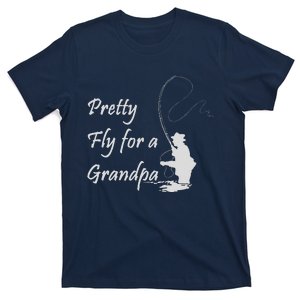 Pretty Fly For A Grandpa Fly Fishing T-Shirt