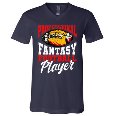 Professional Fantasy Football Player, Fantasy Football V-Neck T-Shirt