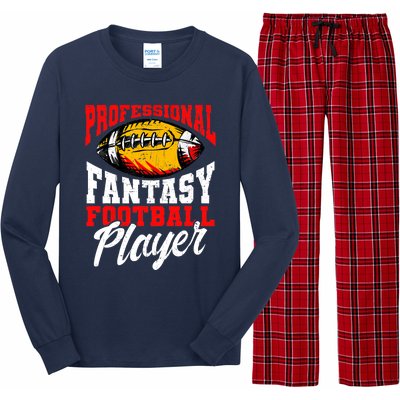 Professional Fantasy Football Player, Fantasy Football Long Sleeve Pajama Set