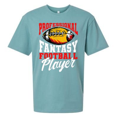 Professional Fantasy Football Player, Fantasy Football Sueded Cloud Jersey T-Shirt