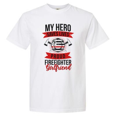 Proud Firefighter Friend Fire Friend Cool Gift Garment-Dyed Heavyweight T-Shirt