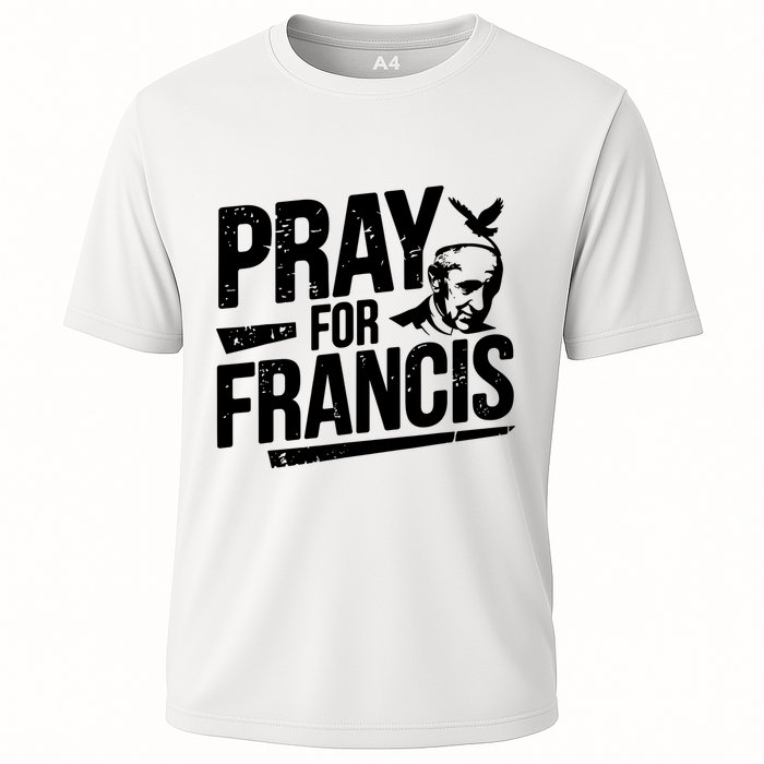 Pray For Francis: Inspirational Pope Francis Cooling Performance Crew T-Shirt