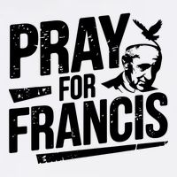 Pray For Francis: Inspirational Pope Francis Cooling Performance Crew T-Shirt