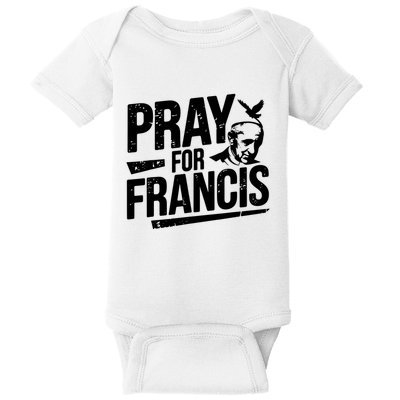 Pray For Francis: Inspirational Pope Francis Baby Bodysuit