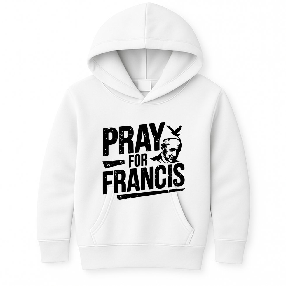 Pray For Francis: Inspirational Pope Francis Kids Hoodie