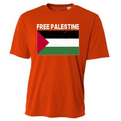 Palestine Flag Free Palestine Cute Gift Cooling Performance Crew T-Shirt