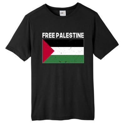 Palestine Flag Free Palestine Cute Gift Tall Fusion ChromaSoft Performance T-Shirt