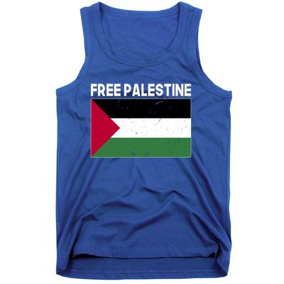 Palestine Flag Free Palestine Cute Gift Tank Top