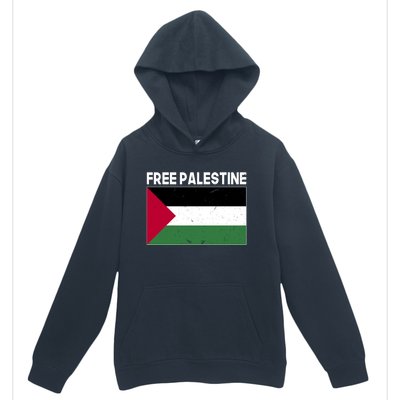 Palestine Flag Free Palestine Cute Gift Urban Pullover Hoodie