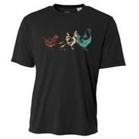 Poultry Farming Farm Lovers Farmers Chicken Lovers Cooling Performance Crew T-Shirt