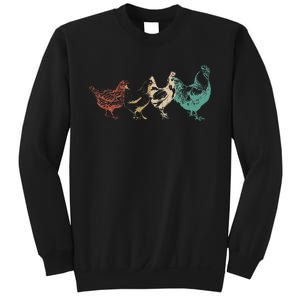 Poultry Farming Farm Lovers Farmers Chicken Lovers Sweatshirt