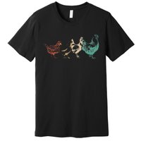 Poultry Farming Farm Lovers Farmers Chicken Lovers Premium T-Shirt