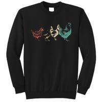 Poultry Farming Farm Lovers Farmers Chicken Lovers Tall Sweatshirt