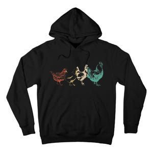 Poultry Farming Farm Lovers Farmers Chicken Lovers Tall Hoodie