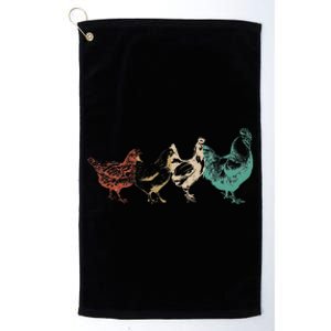 Poultry Farming Farm Lovers Farmers Chicken Lovers Platinum Collection Golf Towel