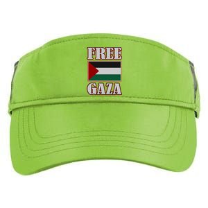 Palestine Flag Free Gaza Save Palestine Gaza Palestina Gift Adult Drive Performance Visor