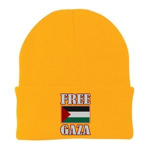 Palestine Flag Free Gaza Save Palestine Gaza Palestina Gift Knit Cap Winter Beanie