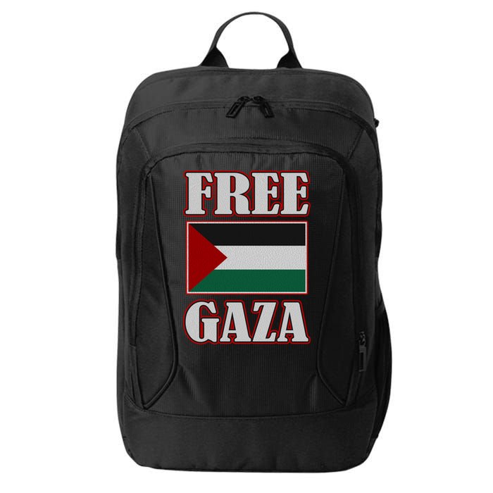 Palestine Flag Free Gaza Save Palestine Gaza Palestina Gift City Backpack