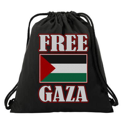 Palestine Flag Free Gaza Save Palestine Gaza Palestina Gift Drawstring Bag