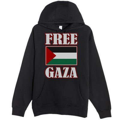 Palestine Flag Free Gaza Save Palestine Gaza Palestina Gift Premium Pullover Hoodie