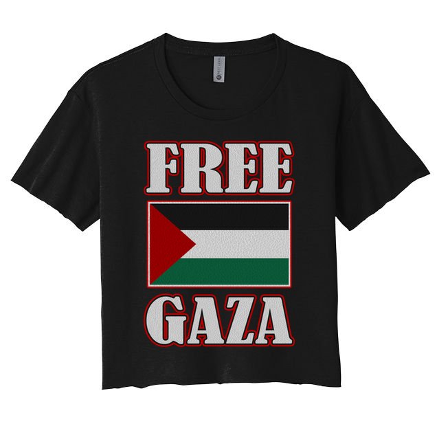 Palestine Flag Free Gaza Save Palestine Gaza Palestina Gift Crop Top