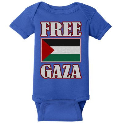Palestine Flag Free Gaza Save Palestine Gaza Palestina Gift Baby Bodysuit