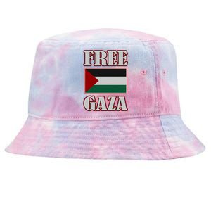 Palestine Flag Free Gaza Save Palestine Gaza Palestina Gift Tie-Dyed Bucket Hat