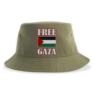 Palestine Flag Free Gaza Save Palestine Gaza Palestina Gift Sustainable Bucket Hat