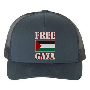 Palestine Flag Free Gaza Save Palestine Gaza Palestina Gift Yupoong Adult 5-Panel Trucker Hat