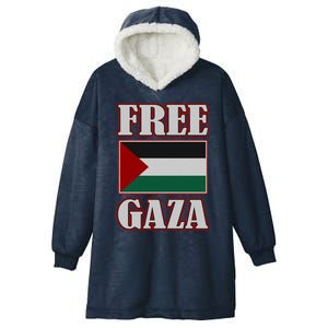 Palestine Flag Free Gaza Save Palestine Gaza Palestina Gift Hooded Wearable Blanket