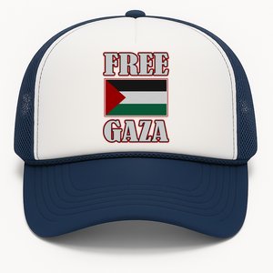 Palestine Flag Free Gaza Save Palestine Gaza Palestina Gift Trucker Hat