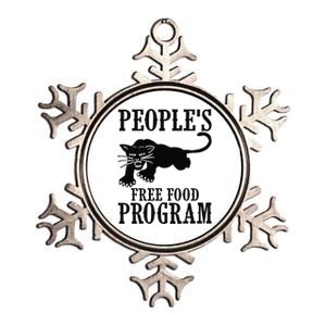 Peoples Free Food Program T Metallic Star Ornament