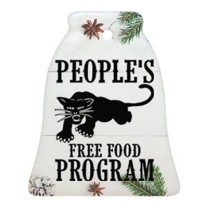 Peoples Free Food Program T Ceramic Bell Ornament