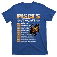 Pisces Facts Funny Zodiac Signs Birthday Funny Gift Cool Gift T-Shirt