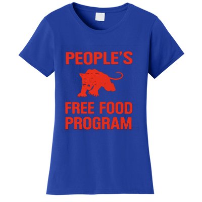 Peoples Free Food Program Vintage Social Justice Gift Women's T-Shirt