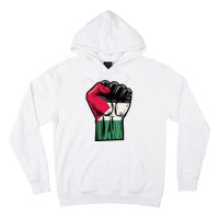 Palestine Flag Fist Peace Hoodie