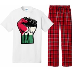 Palestine Flag Fist Peace Pajama Set