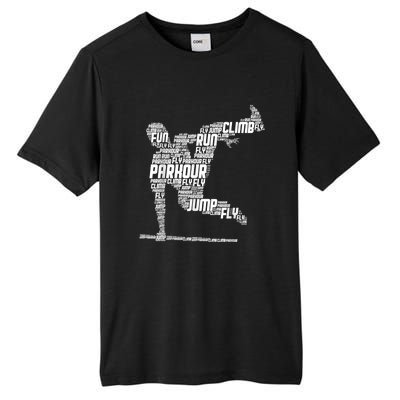 Parkour Freerunner Freerunning Traceur Kids Men Boys Tall Fusion ChromaSoft Performance T-Shirt